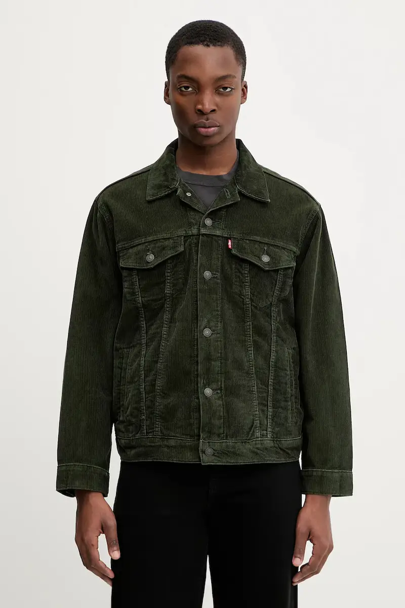 Levi giacca in cotone Verde