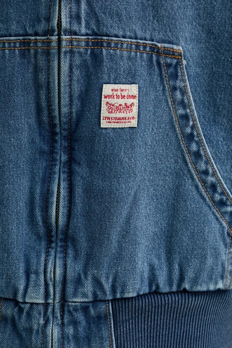 Levi giacca POTRERO DENIM HOODY Blu miniatura 5
