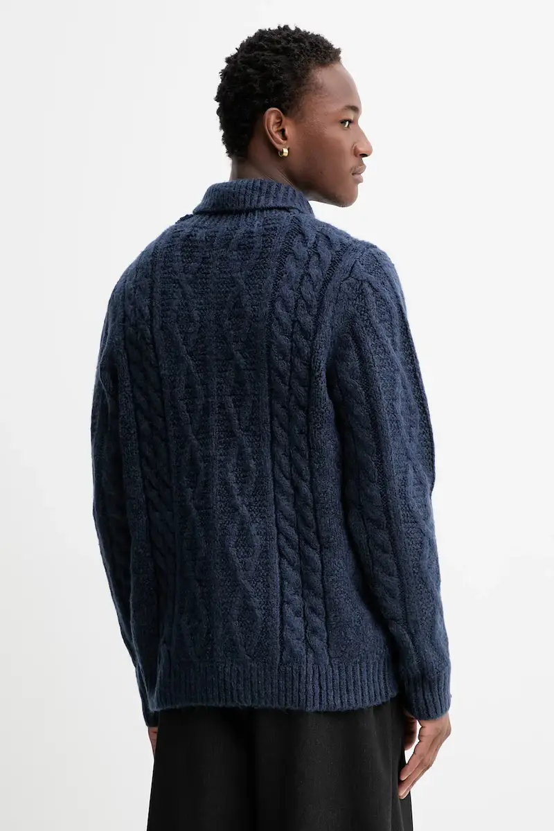 Levi maglione in misto lana Blu miniatura 3