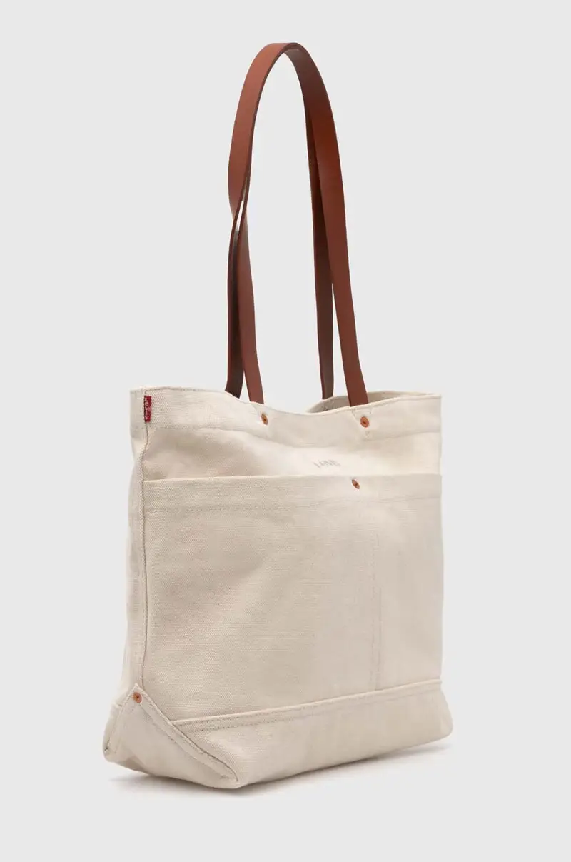 Levi's borsa colore beige miniatura 2