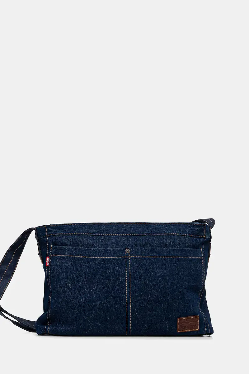 Levi's borsa in denim colore blu navy 002GV-0001