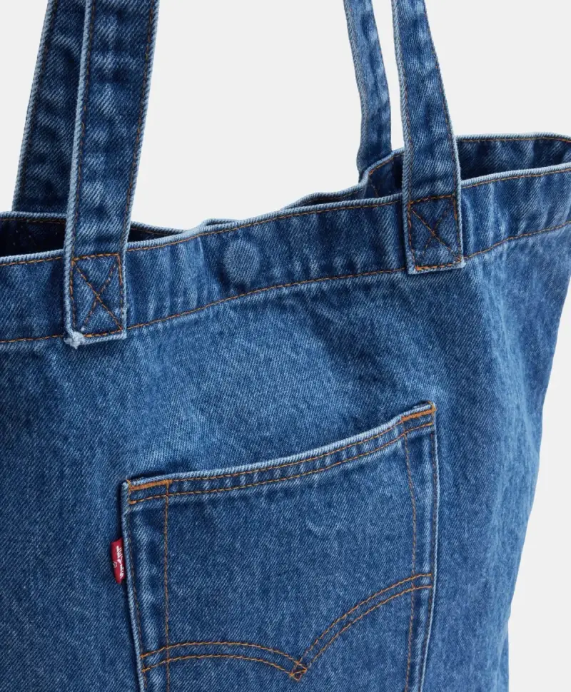 LEVI S - Borsa tote denim BLU miniatura 2