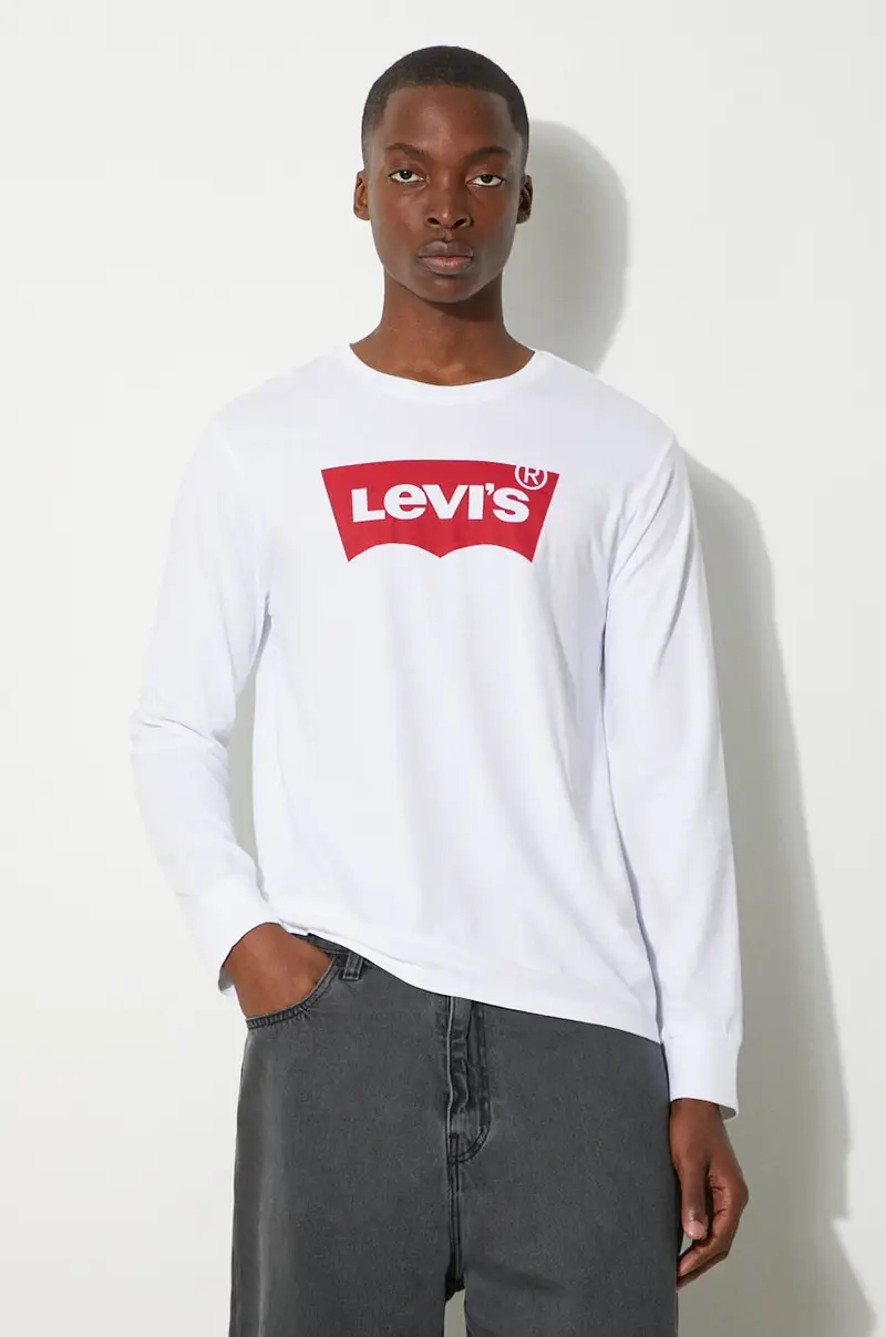 Levi's camicia a maniche lunghe Bianco
