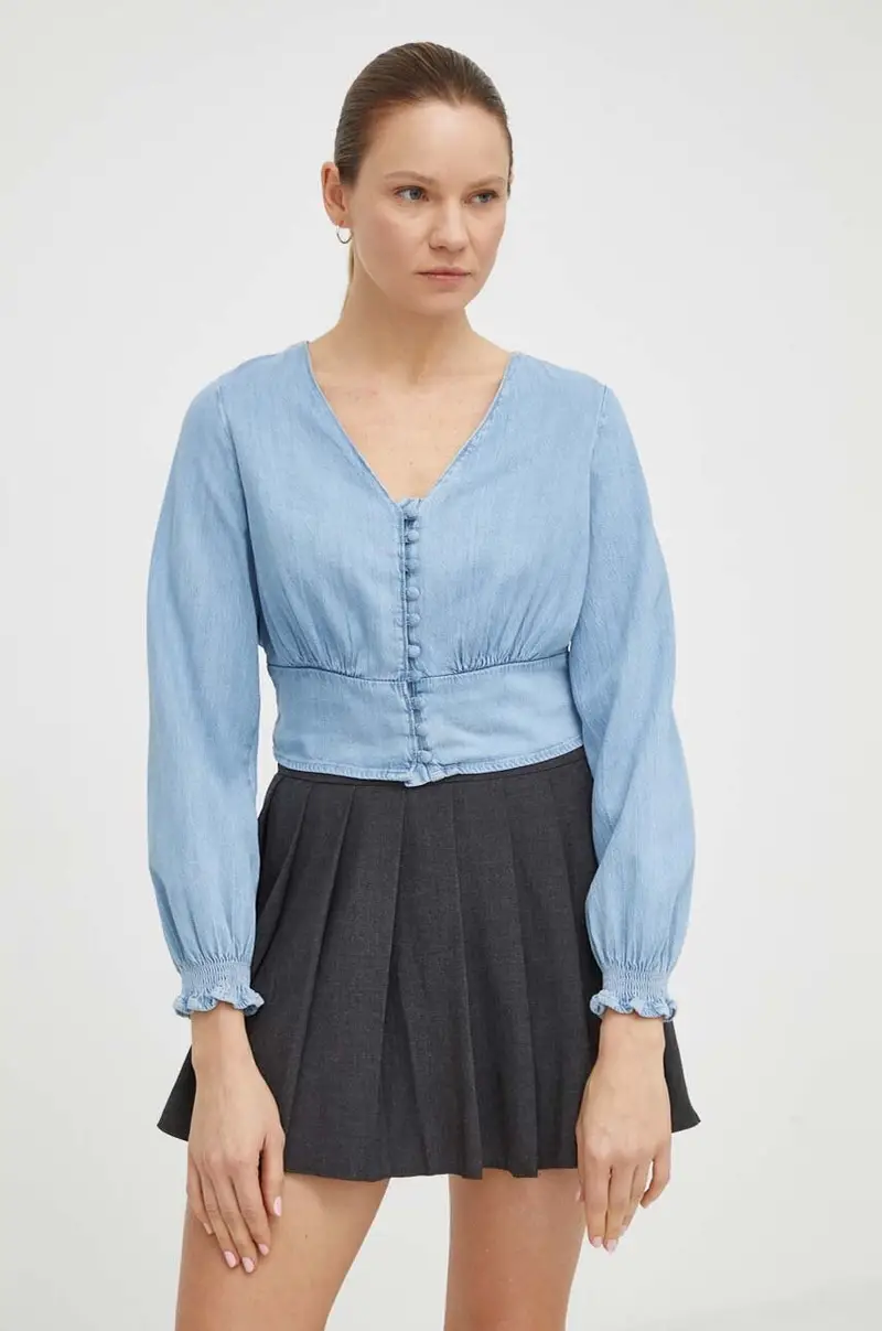 Levi's camicia donna colore blu