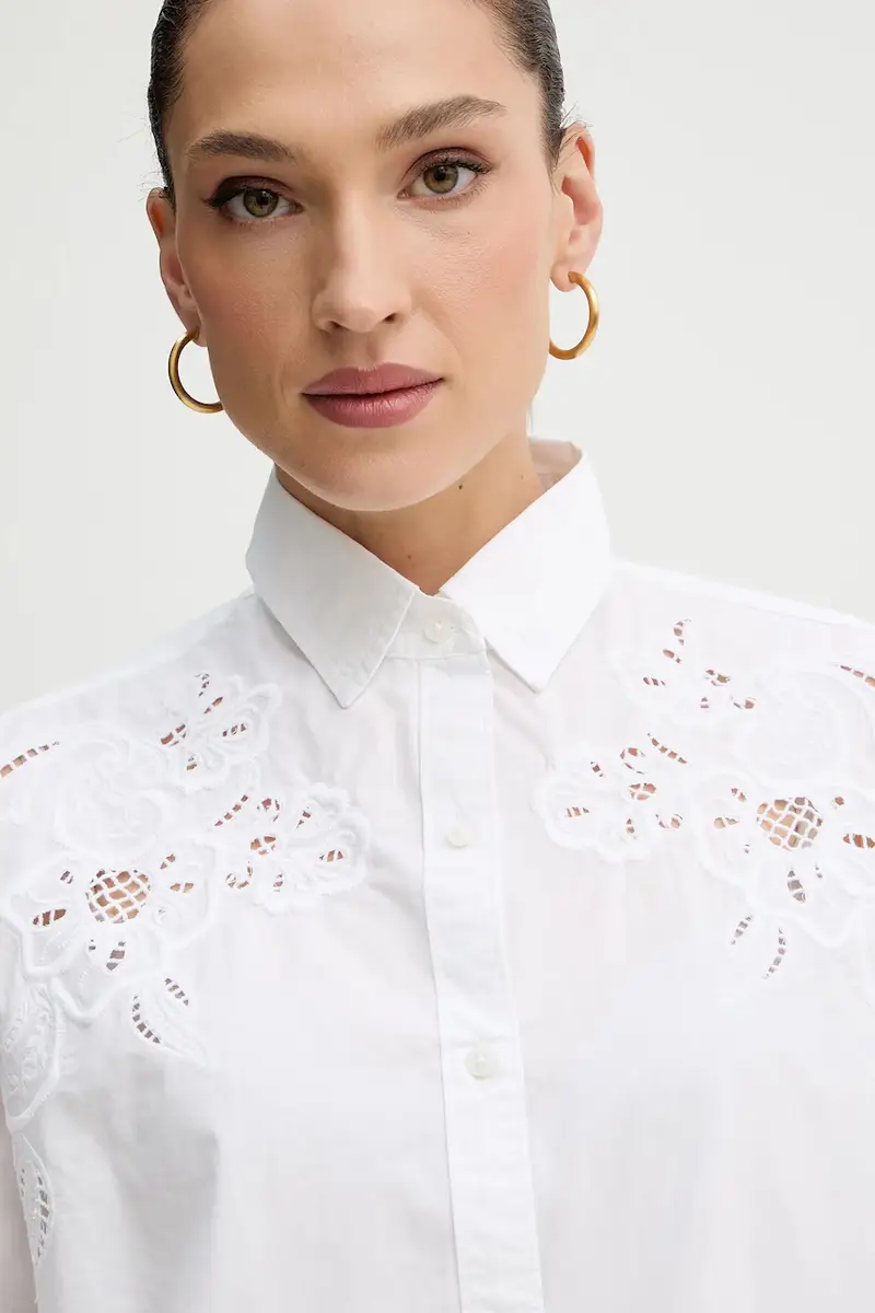 Levi's camicia in cotone Bianco miniatura 4