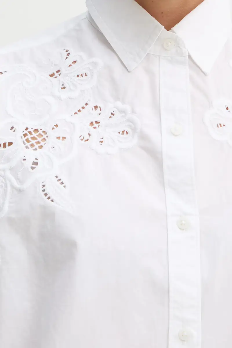 Levi's camicia in cotone Bianco miniatura 5