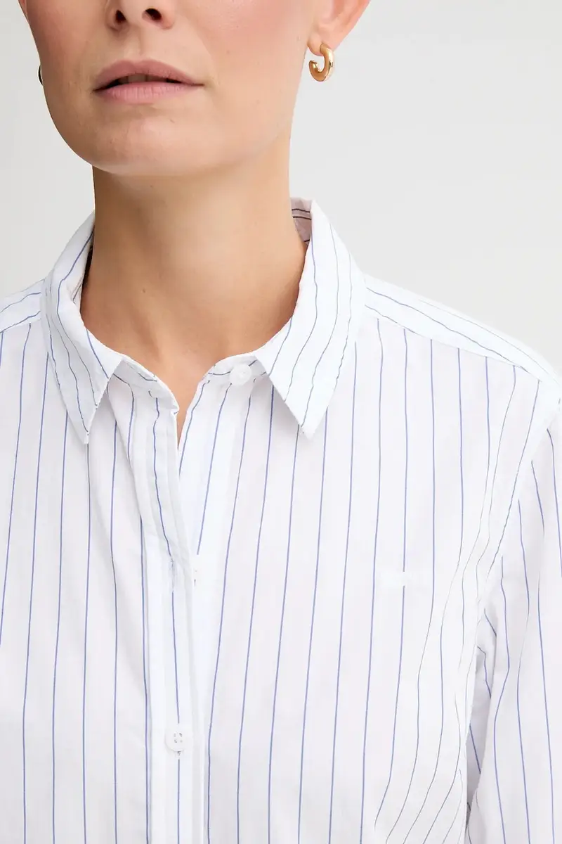 Levi's camicia in cotone donna colore bianco 34574 miniatura 5