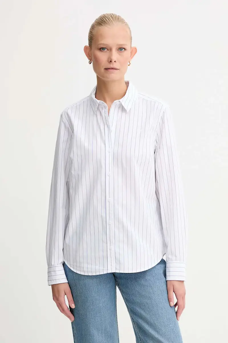 Levi's camicia in cotone donna colore bianco 34574