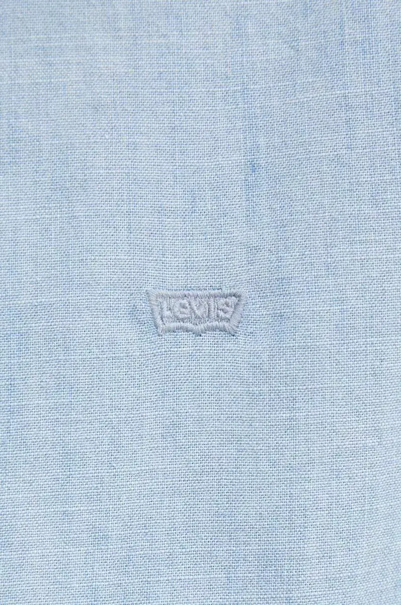 Levi's camicia in cotone donna colore blu 34574 miniatura 5