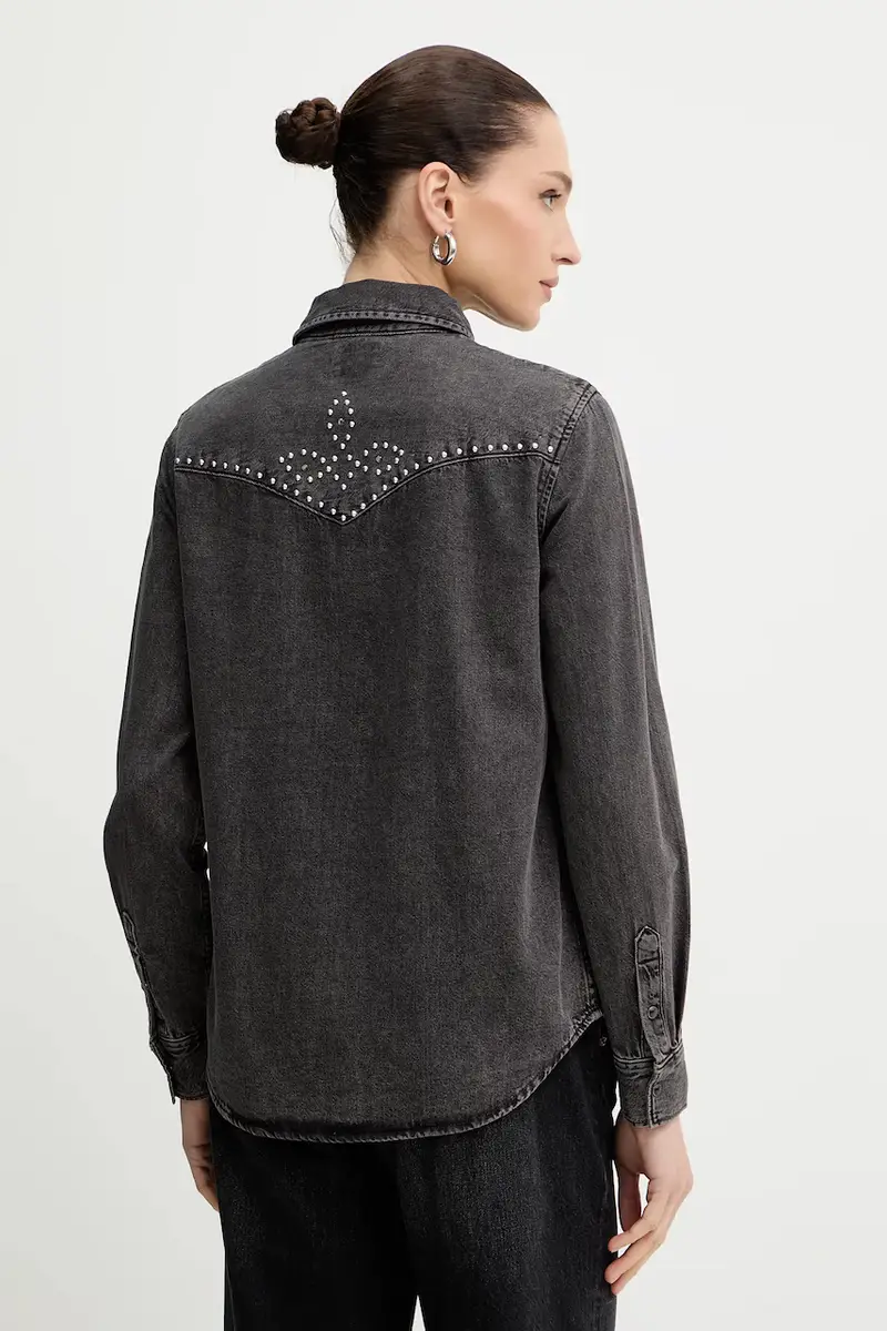 Levi's camicia in cotone Grigio miniatura 3