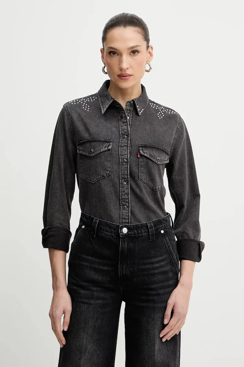 Levi's camicia in cotone Grigio