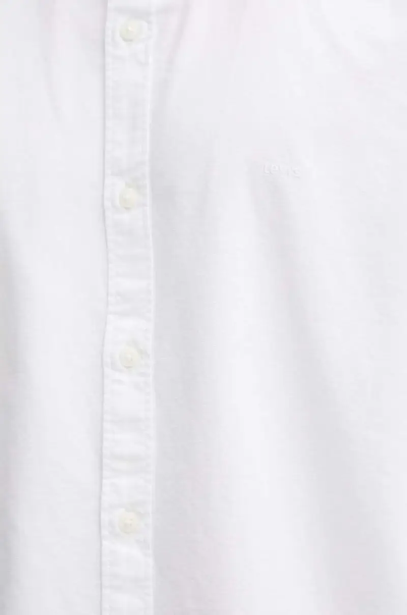 Levi's camicia in cotone uomo colore bianco miniatura 2