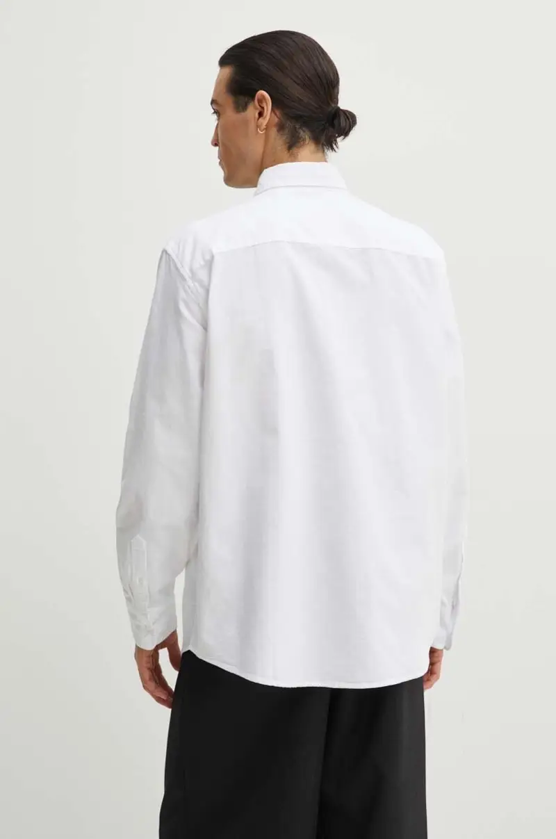 Levi's camicia in cotone uomo colore bianco miniatura 4