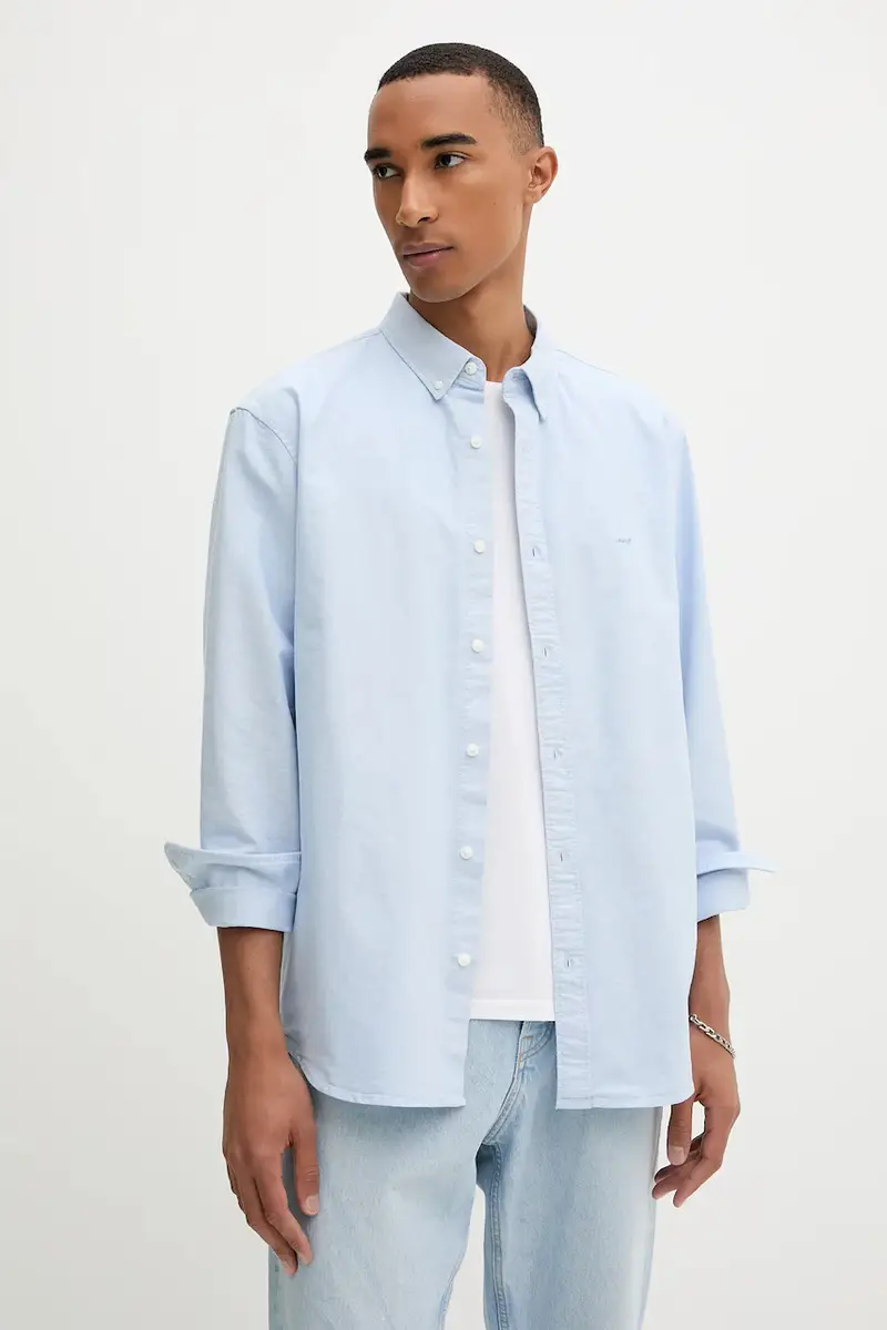 Levi's camicia in cotone uomo colore blu A7210