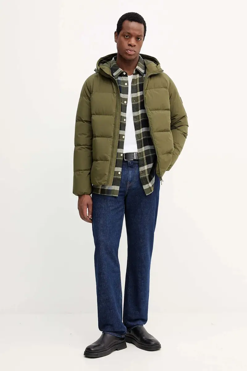 Levi's camicia in cotone uomo colore verde 0 miniatura 4