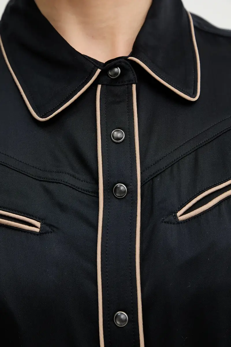 Levi's Maglia nera con dettagli in contrasto per donna miniatura 5