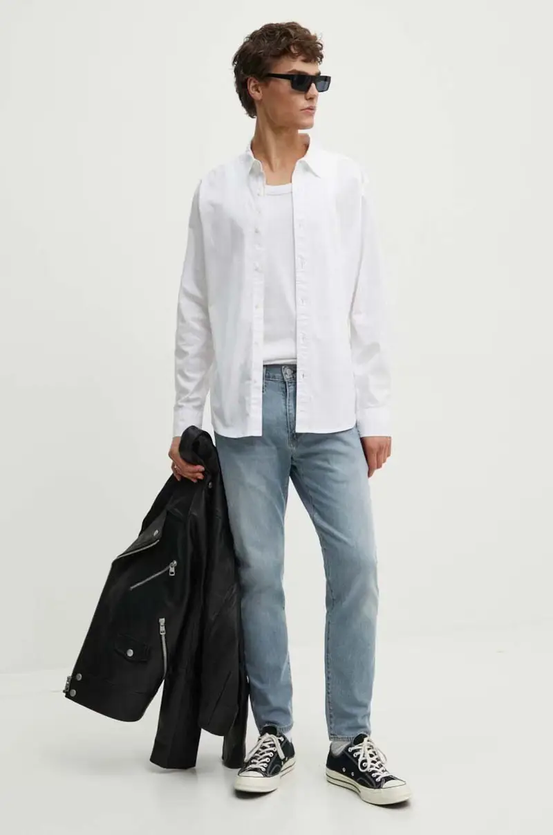 Levi's camicia uomo colore bianco 86625-0038 miniatura 2