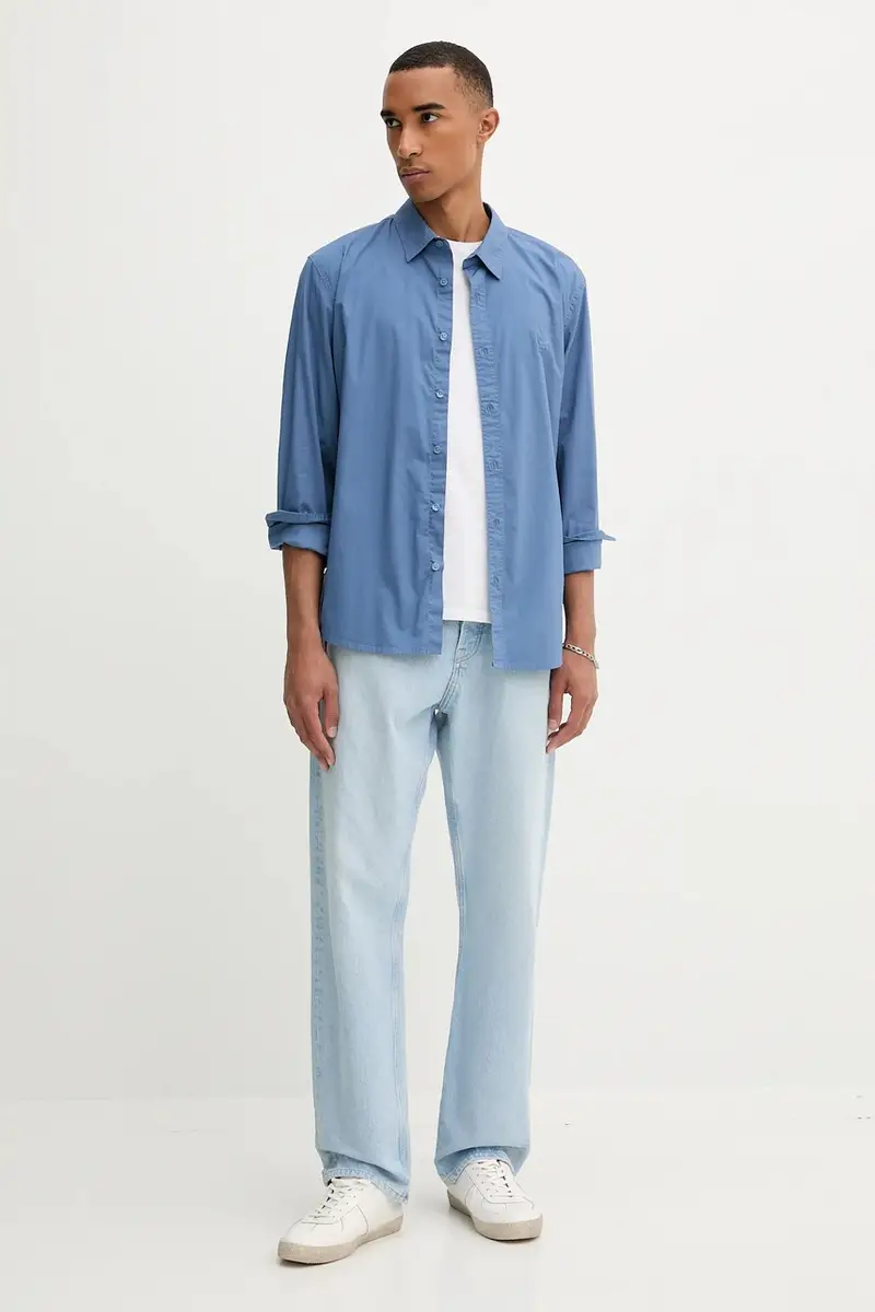 Levi's camicia uomo colore blu 86625 miniatura 2