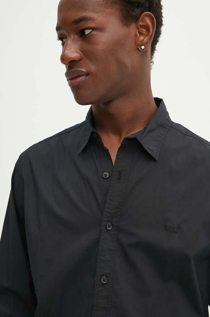 Levi's camicia uomo colore nero 86625 miniatura 5