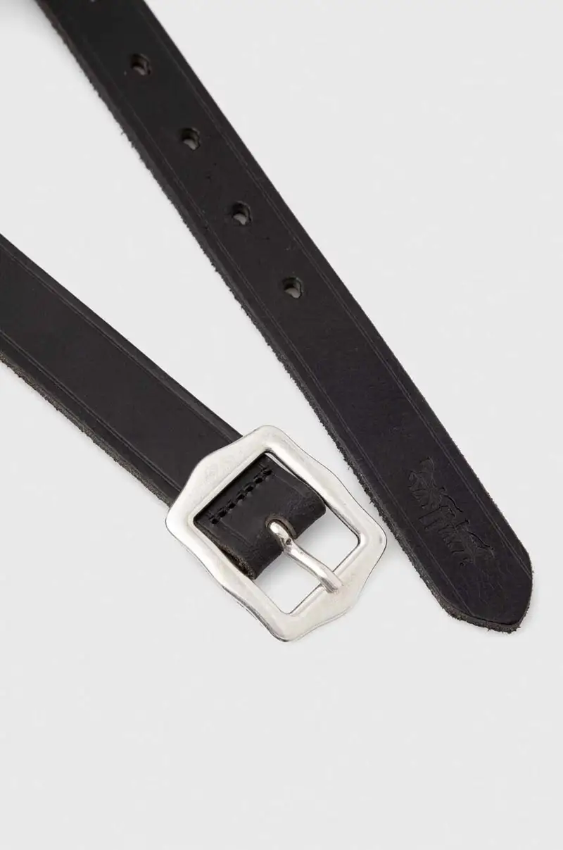 Levi's cintura in pelle donna colore nero miniatura 2