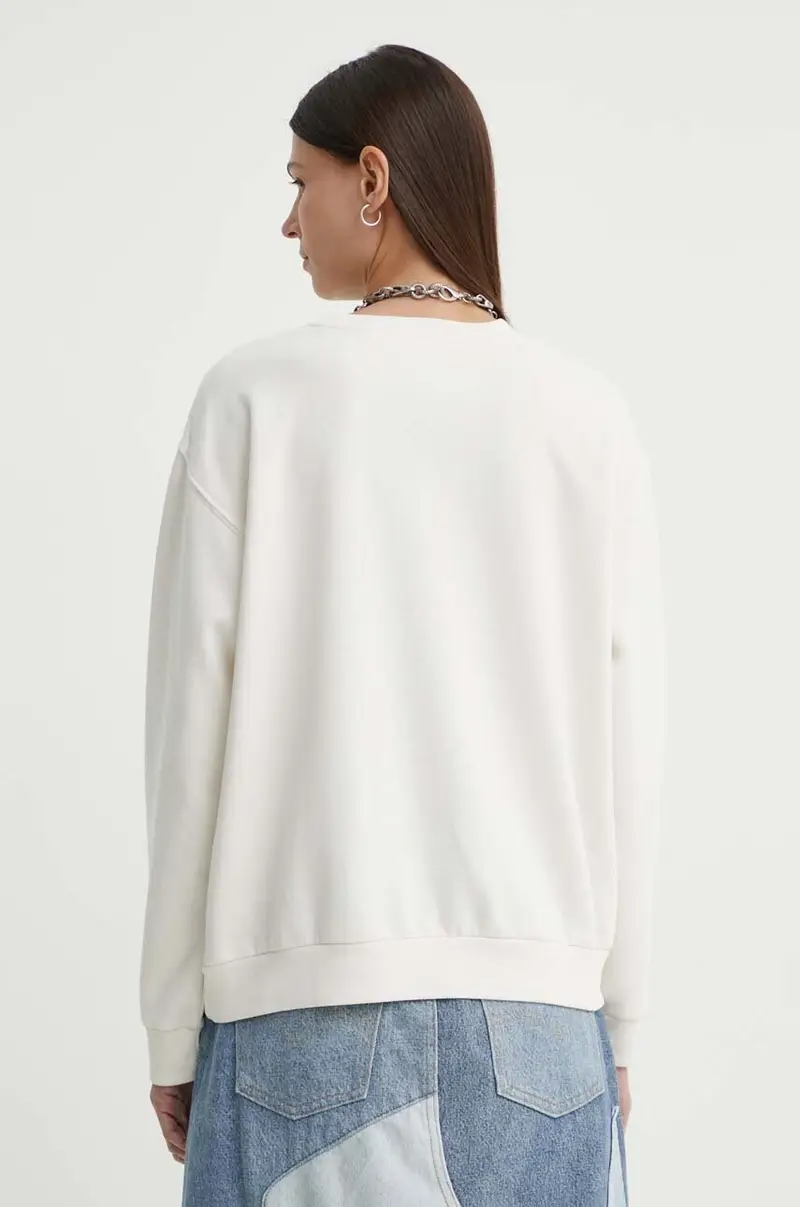 Levi's felpa donna colore beige A5942 miniatura 3