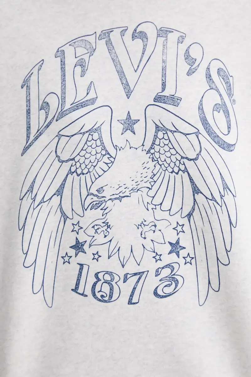 Levi's felpa donna colore grigio A7288 miniatura 5