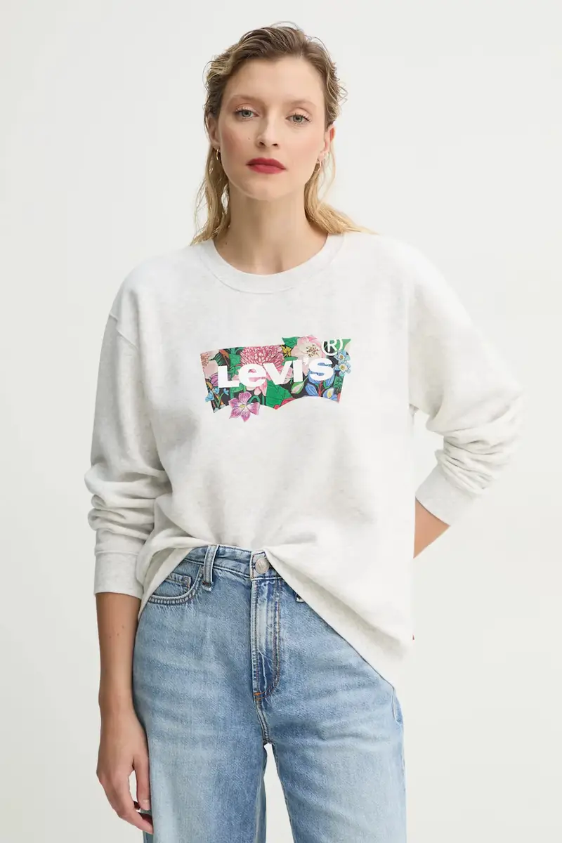 Levi's felpa donna colore grigio A8800