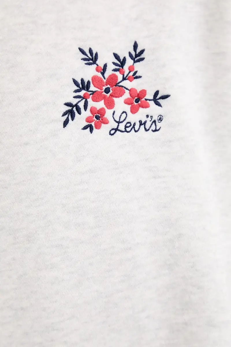 Levi's felpa donna colore grigio A8800 miniatura 5