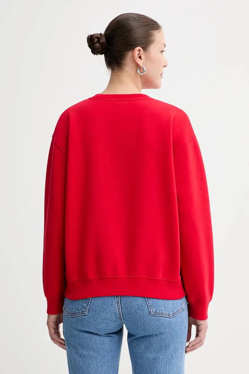 Levi's felpa donna colore rosso 002AJ miniatura 3