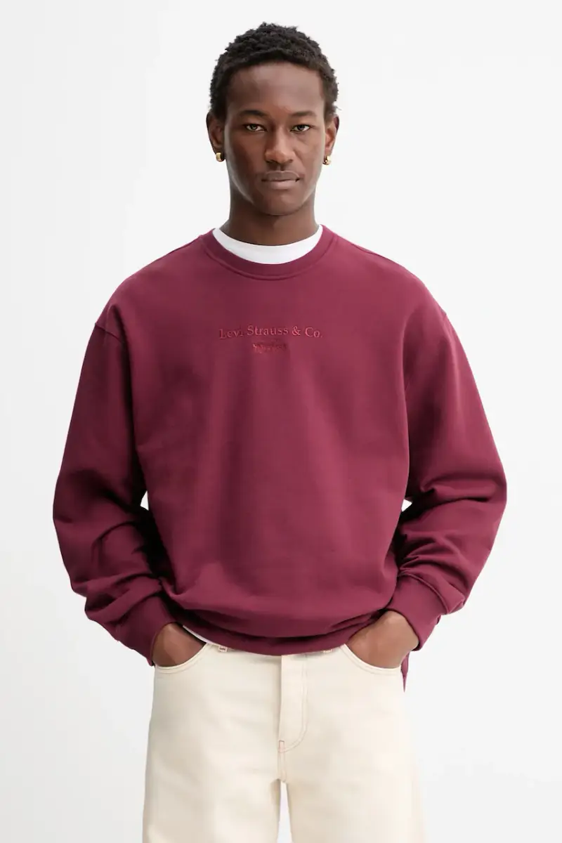 Levi's felpa Granata