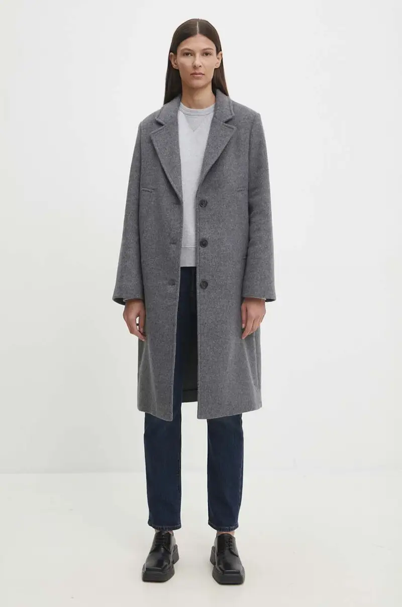 Levi's felpa in cotone donna colore grigio A8789 miniatura 2