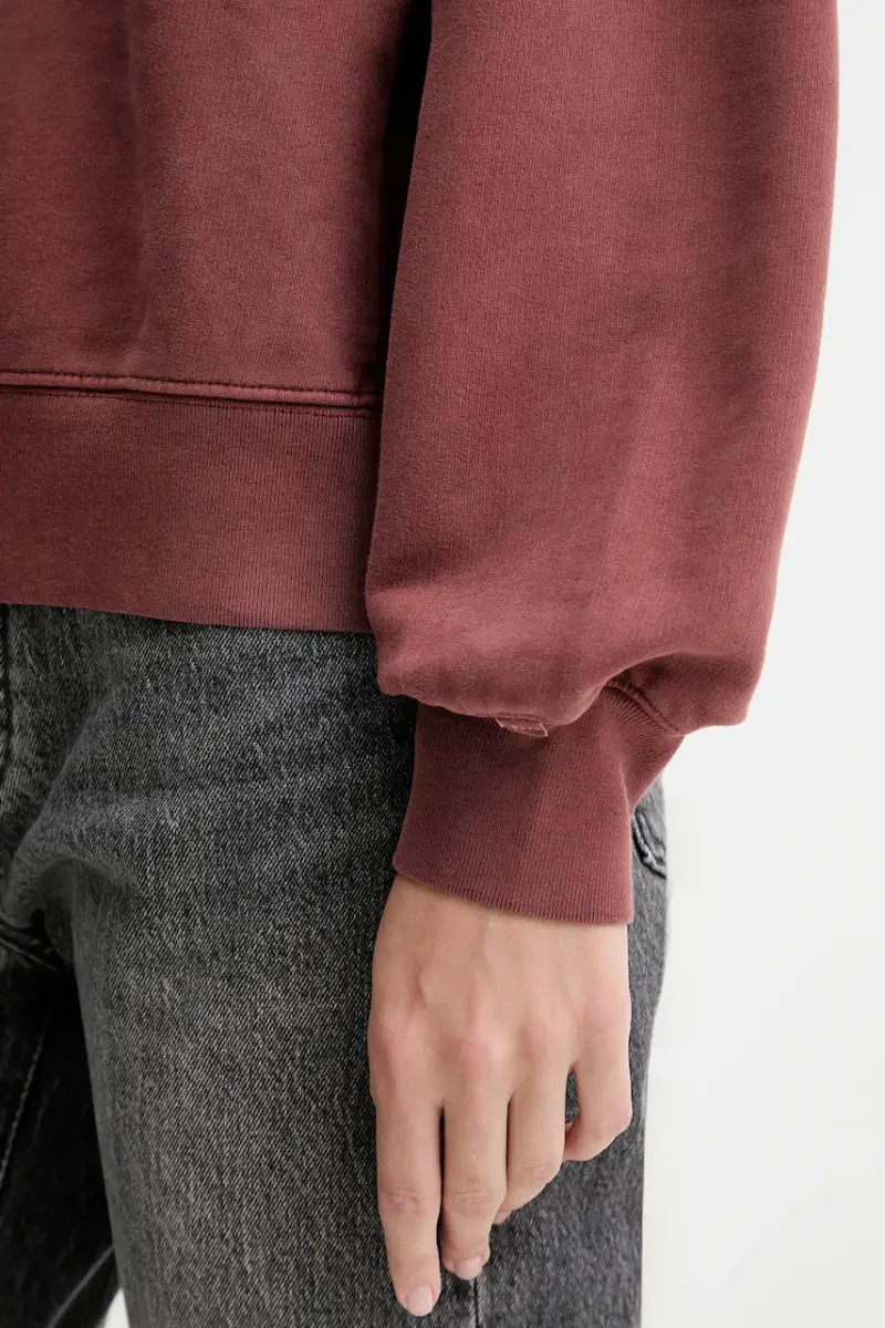 Levi's felpa in cotone donna colore rosso A8789 miniatura 5