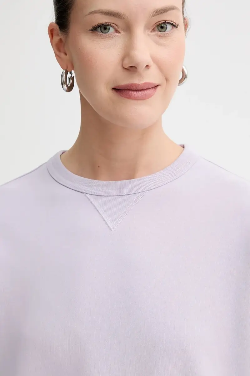 Levi's felpa in cotone donna colore violetto A8789 miniatura 4