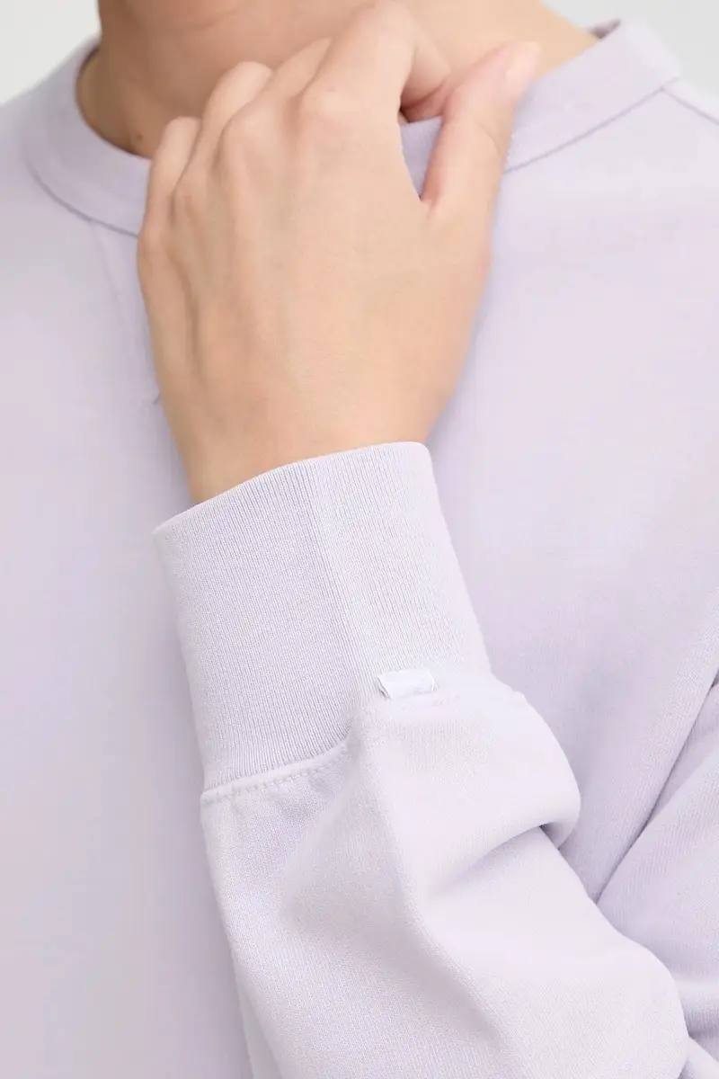 Levi's felpa in cotone donna colore violetto A8789 miniatura 5