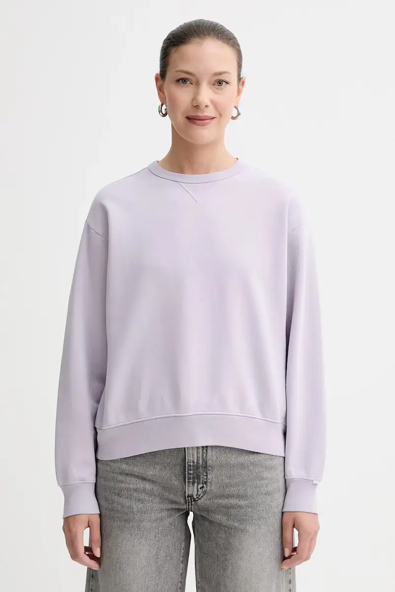 Levi's felpa in cotone donna colore violetto A8789