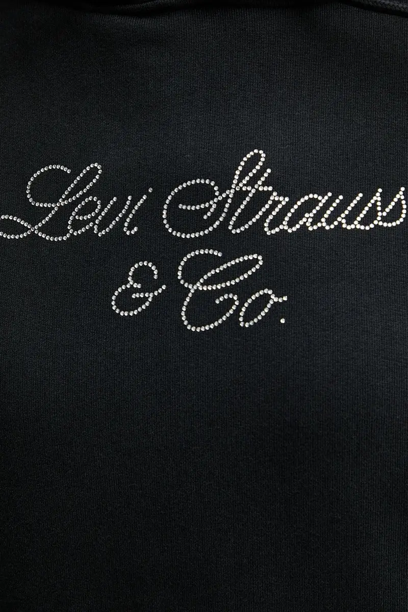 Levi's felpa in cotone Grigio miniatura 5