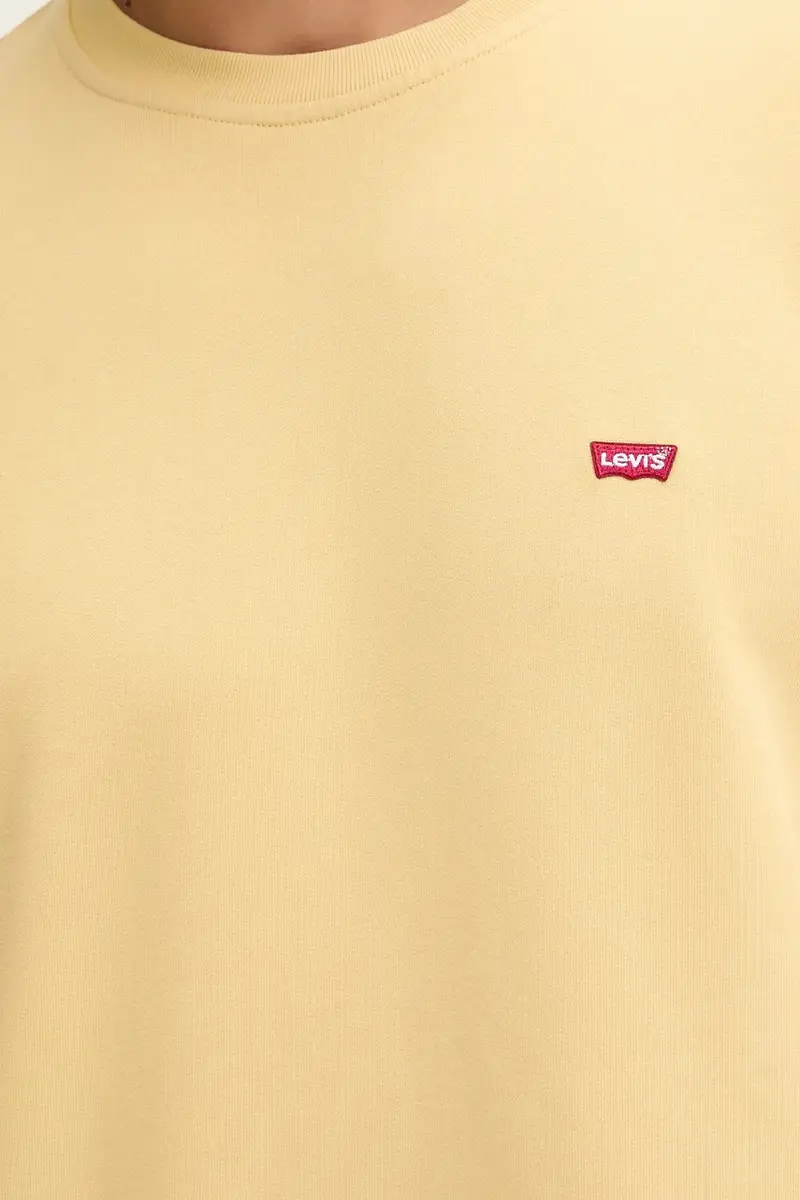 Levi's felpa in cotone uomo colore giallo 35909 miniatura 5