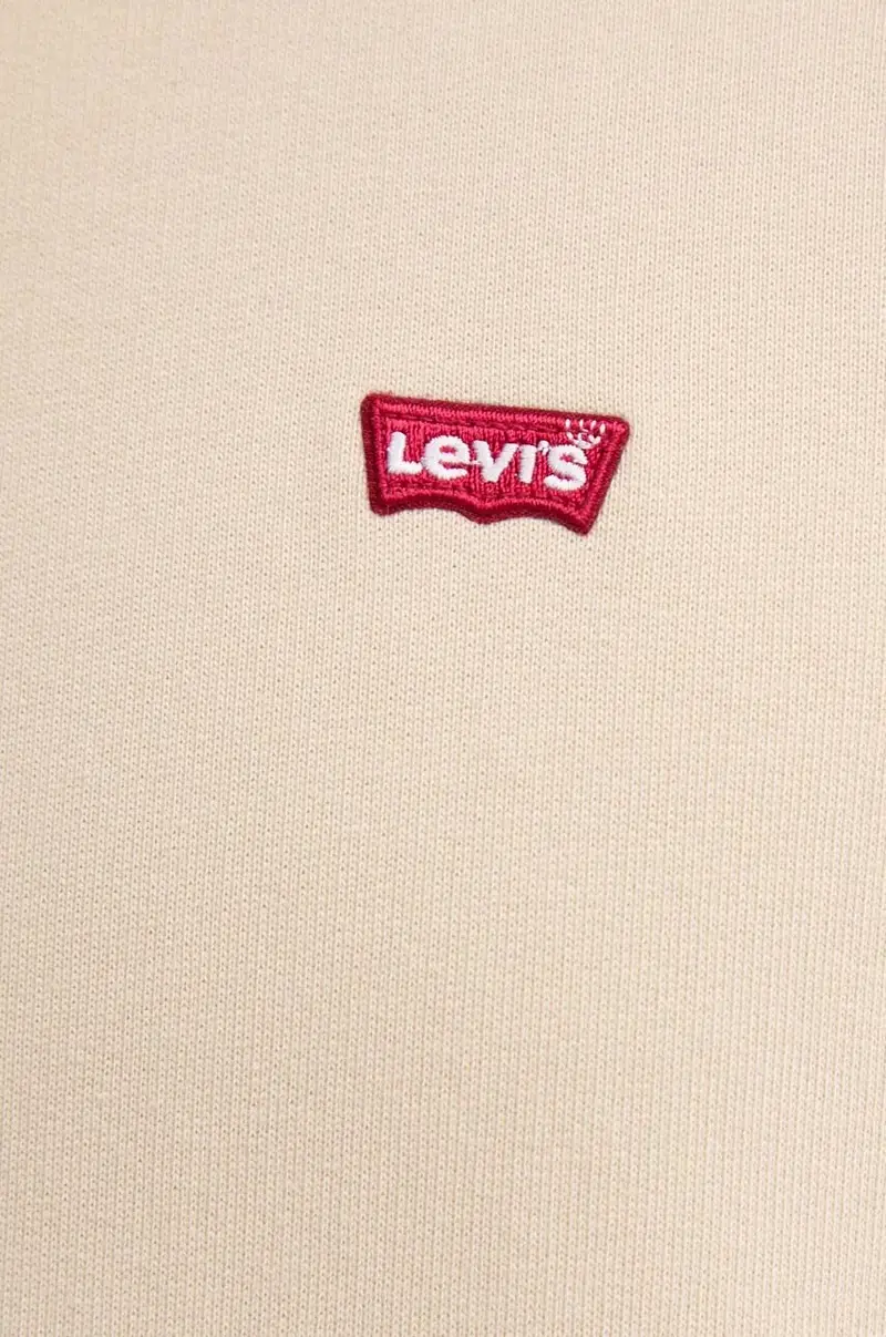 Levi's felpa uomo colore beige miniatura 5