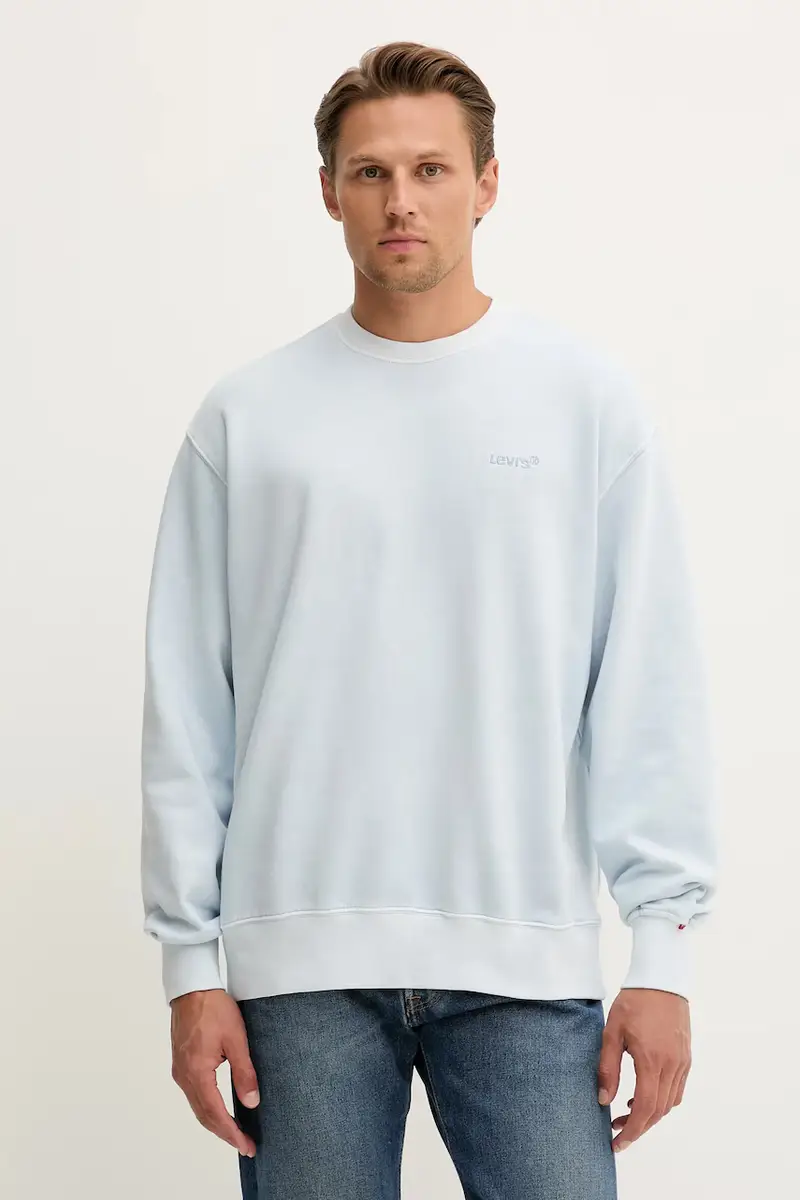 Levi's felpa uomo colore blu A9244