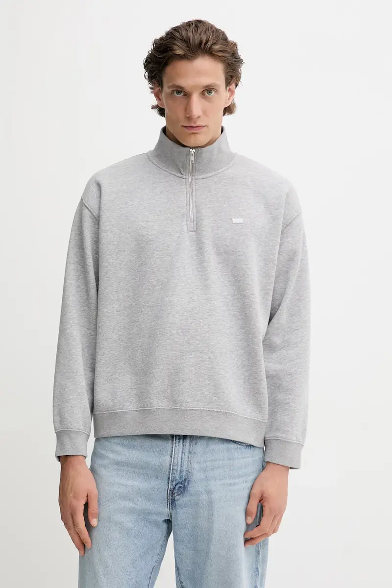 Levi's felpa uomo colore grigio 005N6