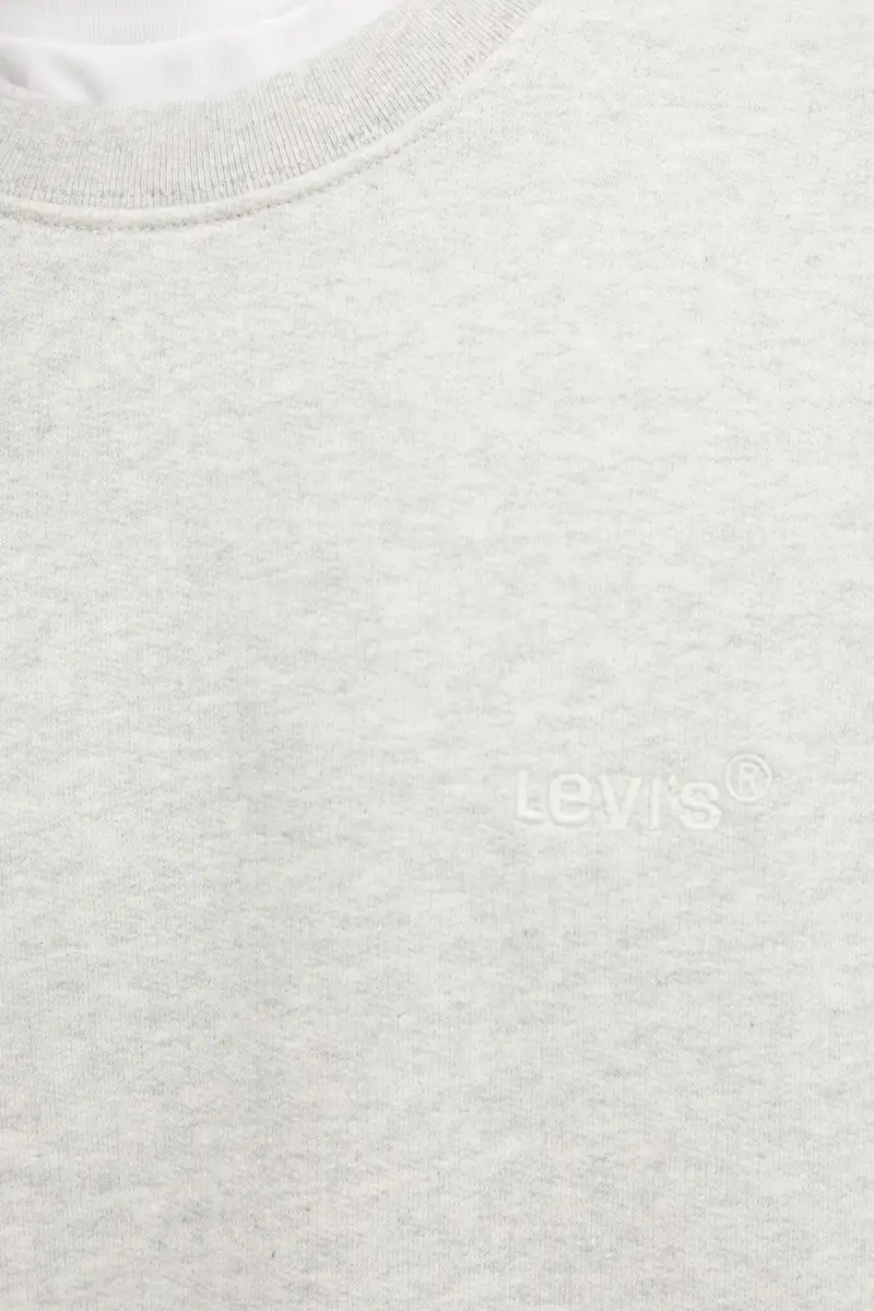 Levi's felpa uomo colore grigio con cappuccio A9244 miniatura 5