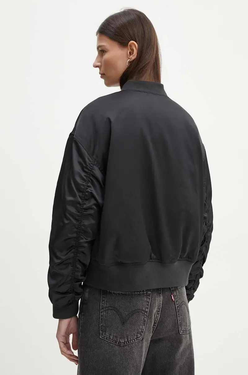 Levi's giacca bomber donna colore nero A7262 miniatura 3