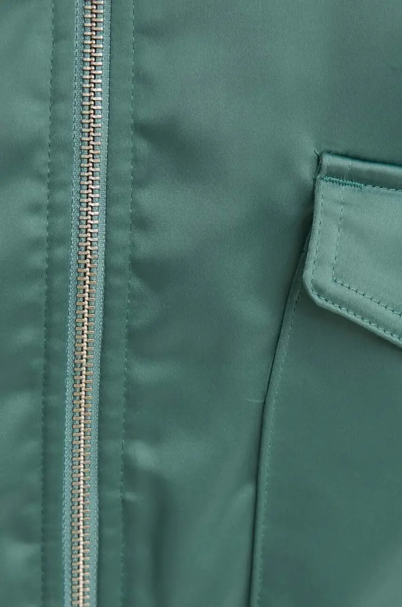 Levi's giacca bomber donna colore verde A7262 miniatura 5