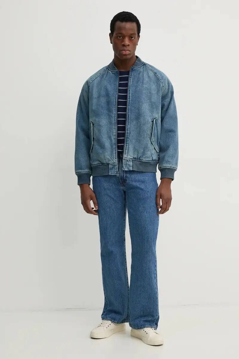 Levi's giacca bomber uomo colore blu A4418 miniatura 2