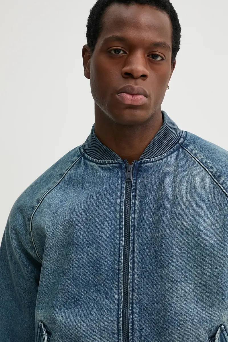 Levi's giacca bomber uomo colore blu A4418 miniatura 5