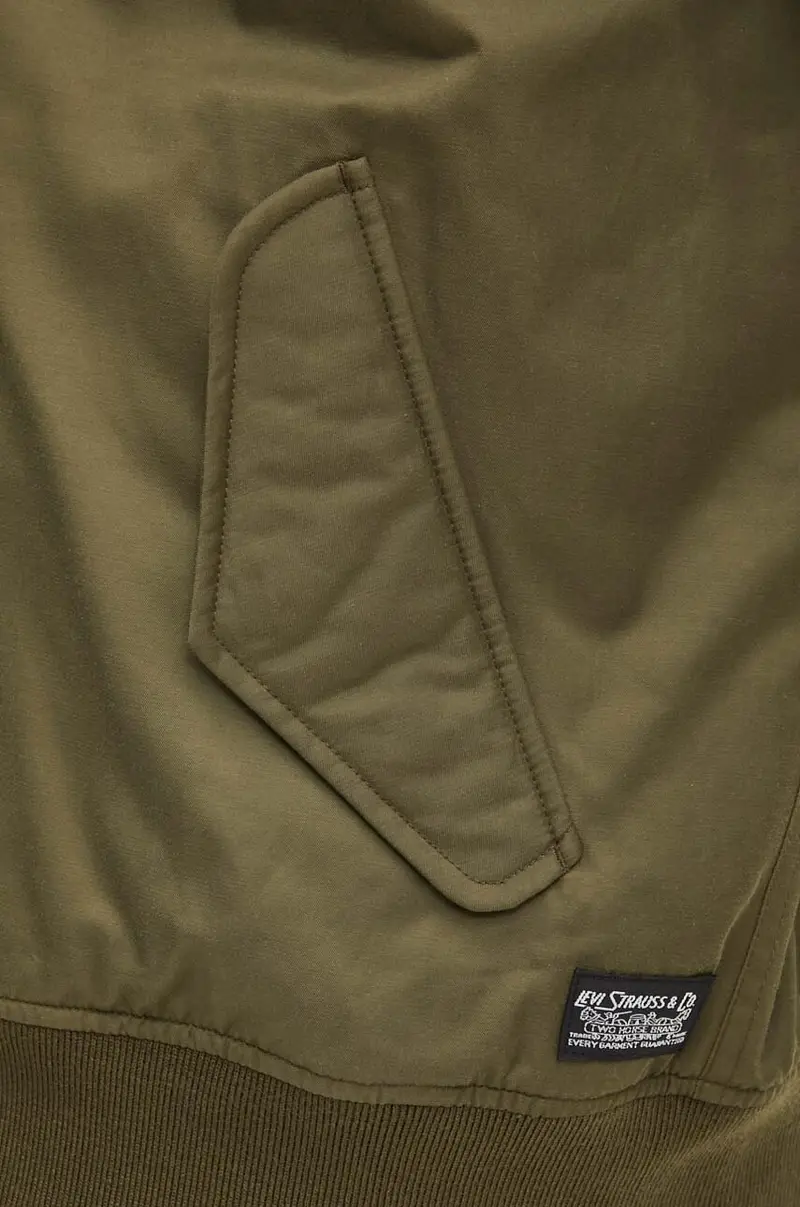 Levi's giacca bomber uomo colore verde A4418 miniatura 5
