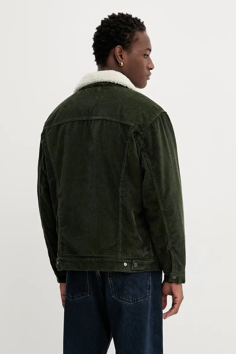 Levi's giacca colore verde A5784 miniatura 3