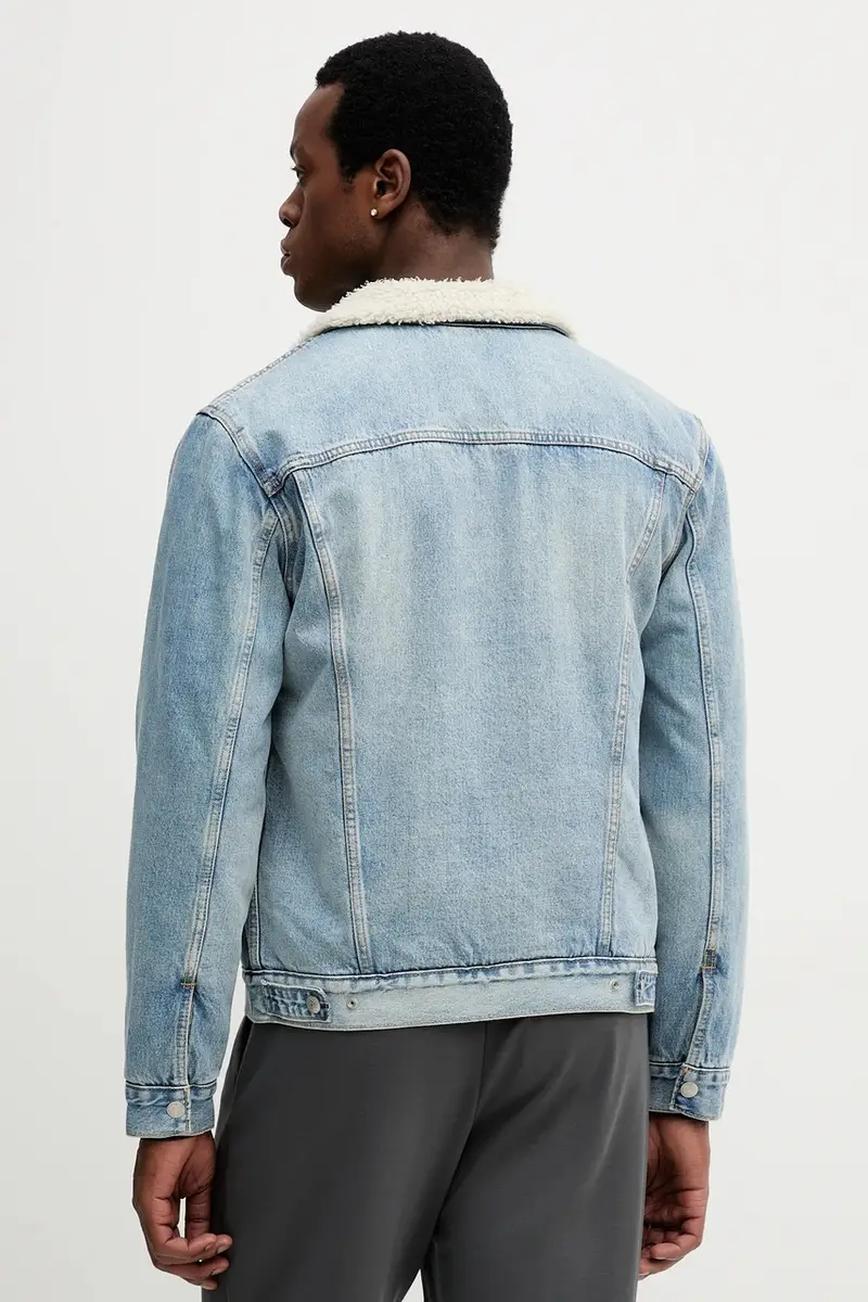 Levi's giacca di jeans colore blu 16365 miniatura 3