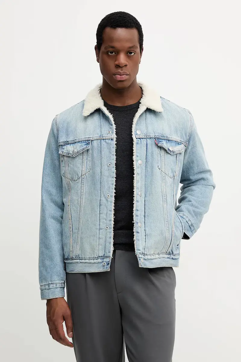 Levi's giacca di jeans colore blu 16365