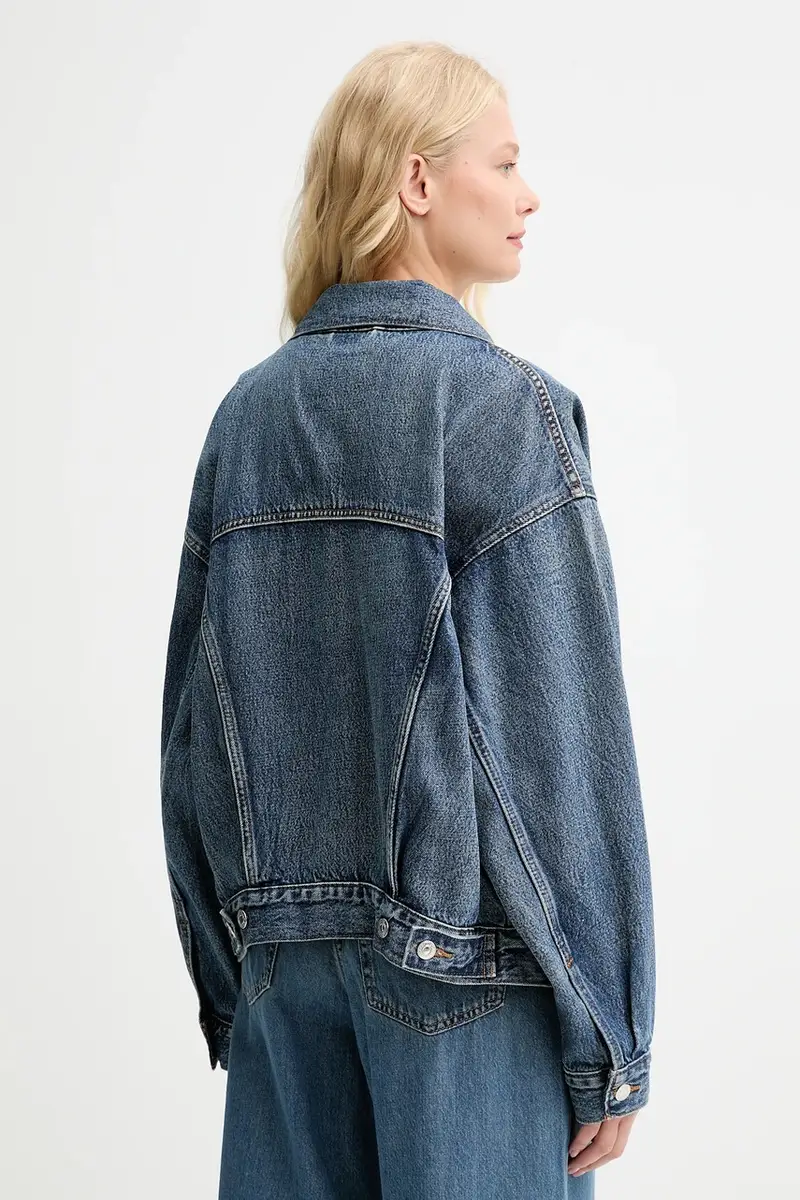 Levi's giacca di jeans colore blu A1743 miniatura 3